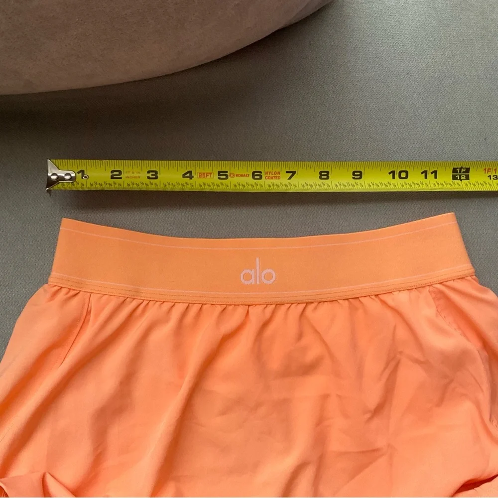 Alo Yoga Match Point Tennis Skirt Cantaloupe S